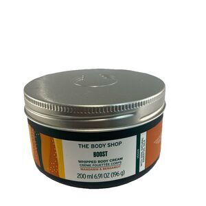 The Body Shop Boost Whipped Body Cream‎ Mandarin & Bergamot 6.91 Oz Vegan